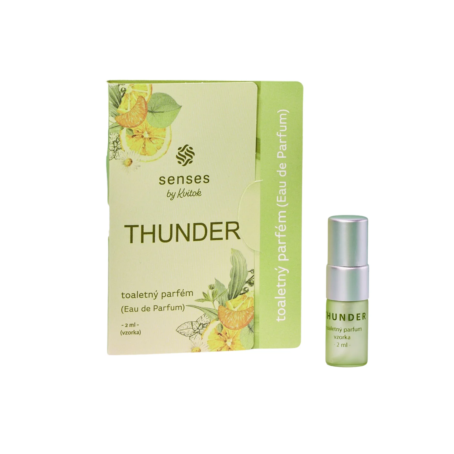 Kvitok Senses Parfum Thunder - échantillon (2 ml) - parfum frais et épicé