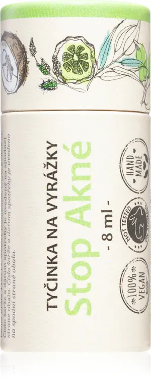 Kvitok SOS Zinc stick pour les boutons et les feux sauvages (8 ml) - à l'oxyde de zinc