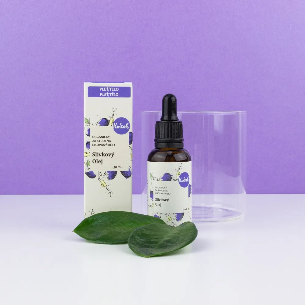 Kvitok Huile de prune BIO (30 ml) - riche en antioxydants