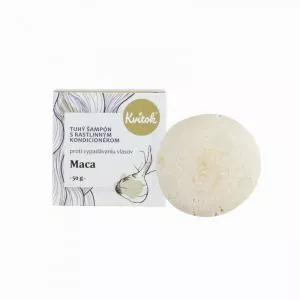 Kvitok Shampooing rigide avec conditionneur Maca XXL (50 g) - stimule la croissance des cheveux