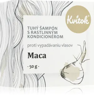 Kvitok Shampooing rigide avec conditionneur Maca XXL (50 g) - stimule la croissance des cheveux