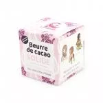 Lamazuna Beurre de cacao solide rose BIO (55 g) - 3 en 1 : pour le visage, le corps et le massage