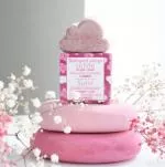 Lamazuna Savon dur pour le nettoyage du visage pour les peaux sèches et sensibles - hibiscus (25 g)