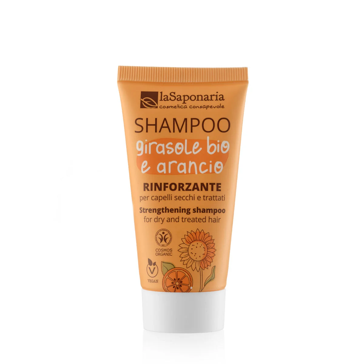 laSaponaria Shampooing au tournesol et à l'orange douce BIO 30 ml