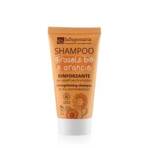 laSaponaria Shampooing au tournesol et à l'orange douce BIO 30 ml