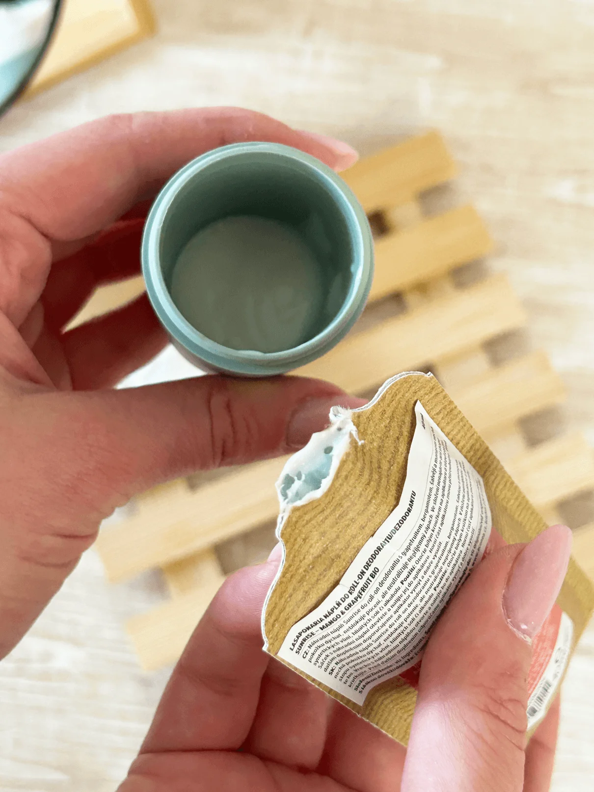 laSaponaria Applicateur pour déodorant roll-on - rechargeable - solution durable