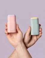 laSaponaria Applicateur de déodorant solide - rechargeable Gris foncé - en couleurs élégantes