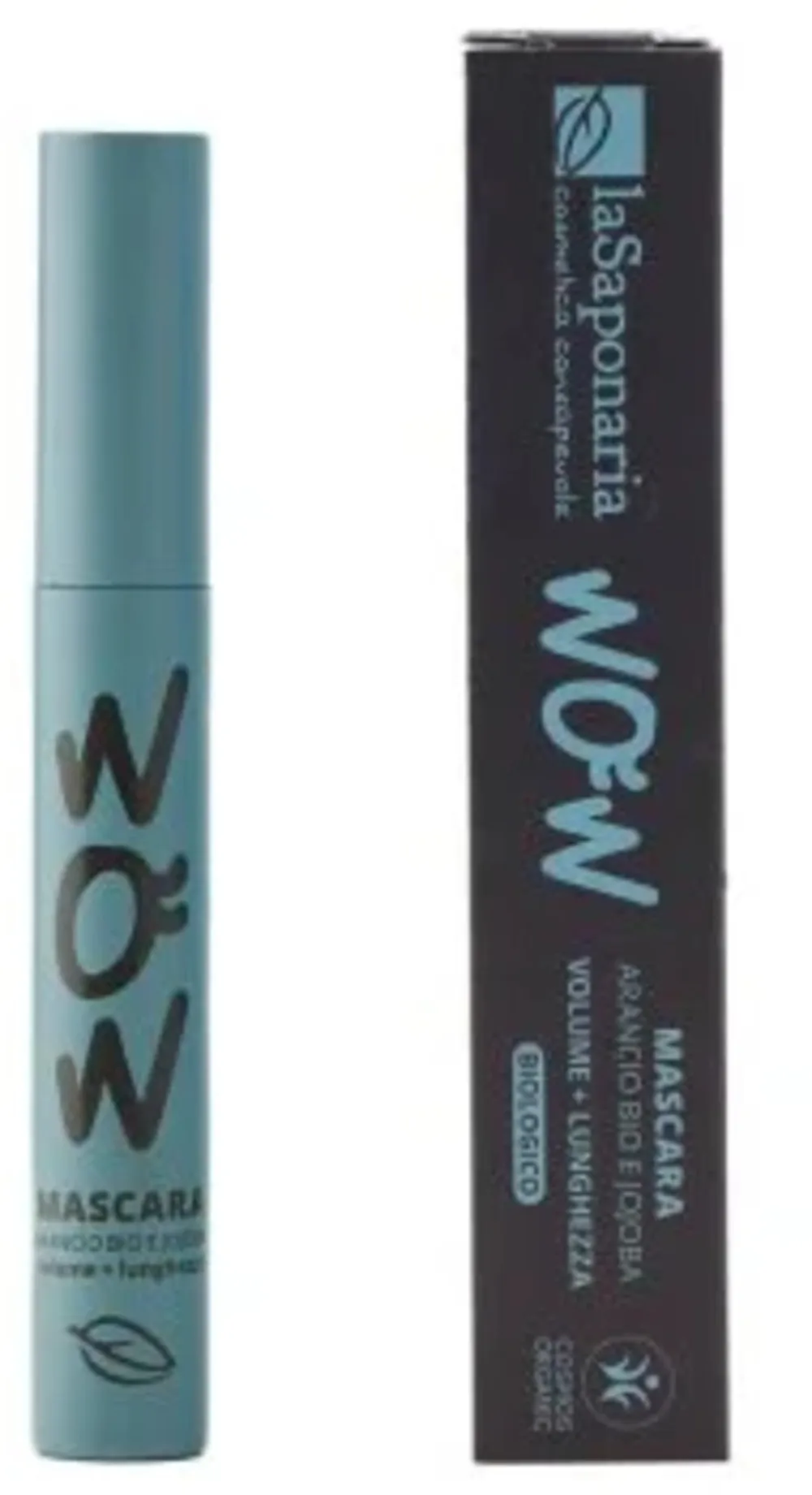 laSaponaria Mascara Volume & Longueur à l'huile de jojoba BIO - noir (10 ml) - pour plus de volume et de longueur des cils