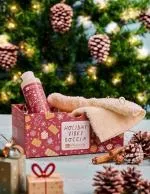 laSaponaria Pack cadeau Holiday Vibes - gel douche et gants exfoliants