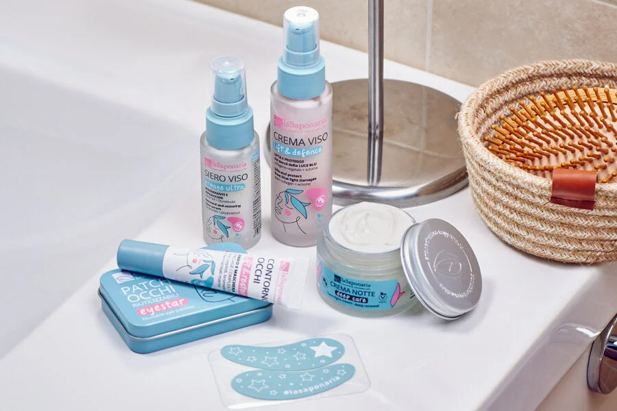 laSaponaria Crème de jour Lift & Defence pour peaux matures BIO (50 ml) - au collagène végétal et à l’ectoïne