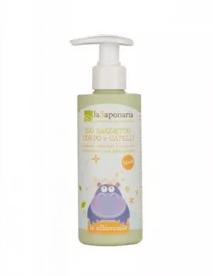 laSaponaria Nettoyage doux du corps et des cheveux des enfants BIO (190 ml)