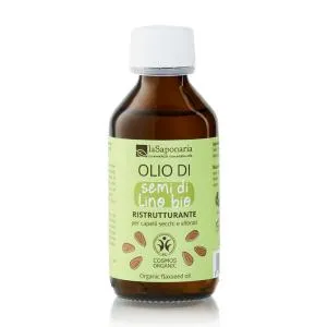 laSaponaria Huile capillaire de lin pressée à froid BIO (100 ml)