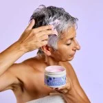 laSaponaria Masque No Yellow pour cheveux gris à l'amla et à la myrtille (200 ml) - neutralise les reflets jaunes