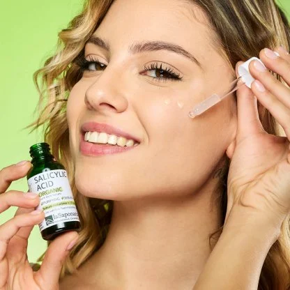 laSaponaria Sérum visage - Acide salicylique BIO (30 ml) - pour peaux à tendance acnéique
