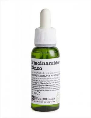 laSaponaria Sérum pour le visage - Niacinamide (vitamine B3) Zinc (30 ml)