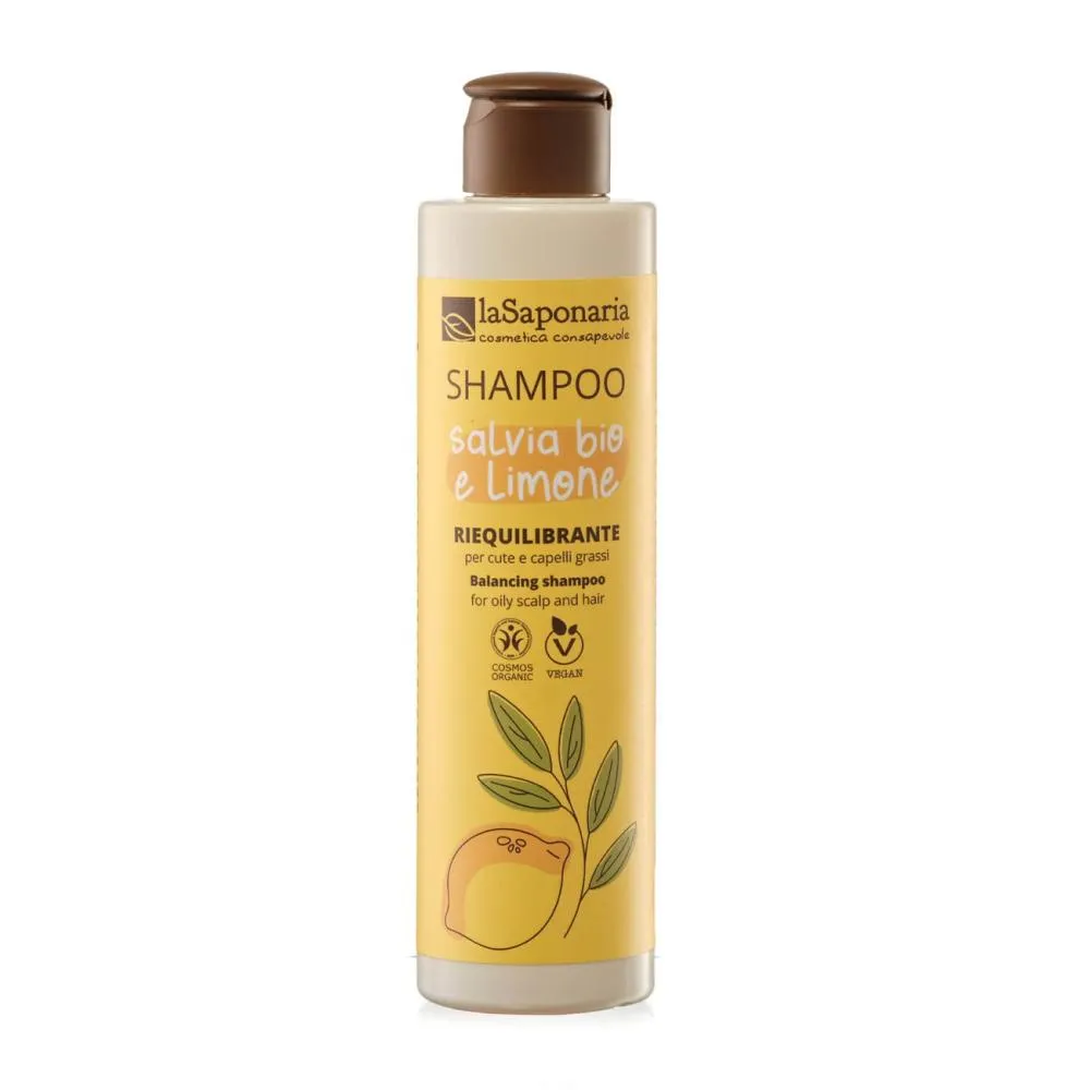laSaponaria Shampooing à la sauge et au citron BIO (200 ml)