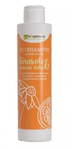 laSaponaria Shampooing au tournesol et à l'orange douce BIO (200 ml)