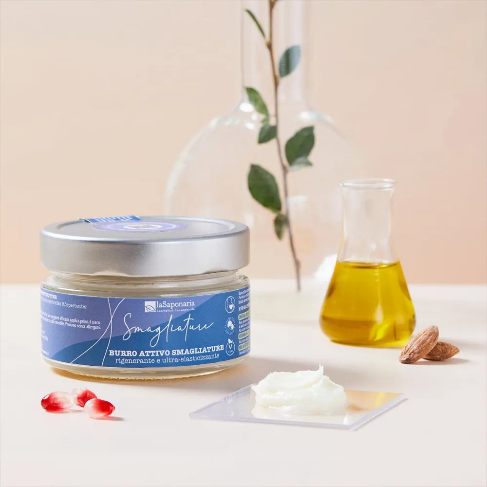 laSaponaria Beurre corporel pour vergetures BIO (150 ml) - augmente l'élasticité de la peau