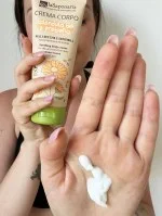 laSaponaria Crème pour le corps au calendula BIO et aux prébiotiques pour peaux sensibles (200 ml) - nourrit, apaise et hydrate
