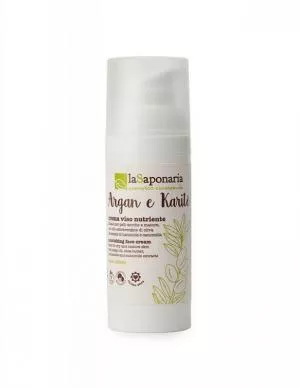 laSaponaria Crème nourrissante pour peaux sèches et matures à l'huile d'argan BIO (50 ml)