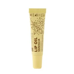 laSaponaria Huile nourrissante pour les lèvres à la vanille BIO - transparente (12 ml) - pour des lèvres brillantes et intensément nourries