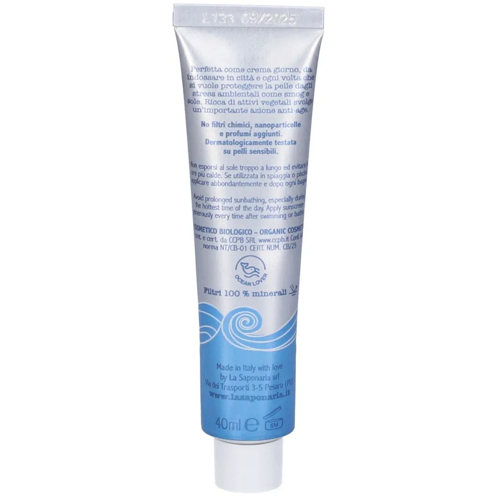 laSaponaria Crème raffermissante et protectrice pour la peau SPF 30 BIO (40 ml)