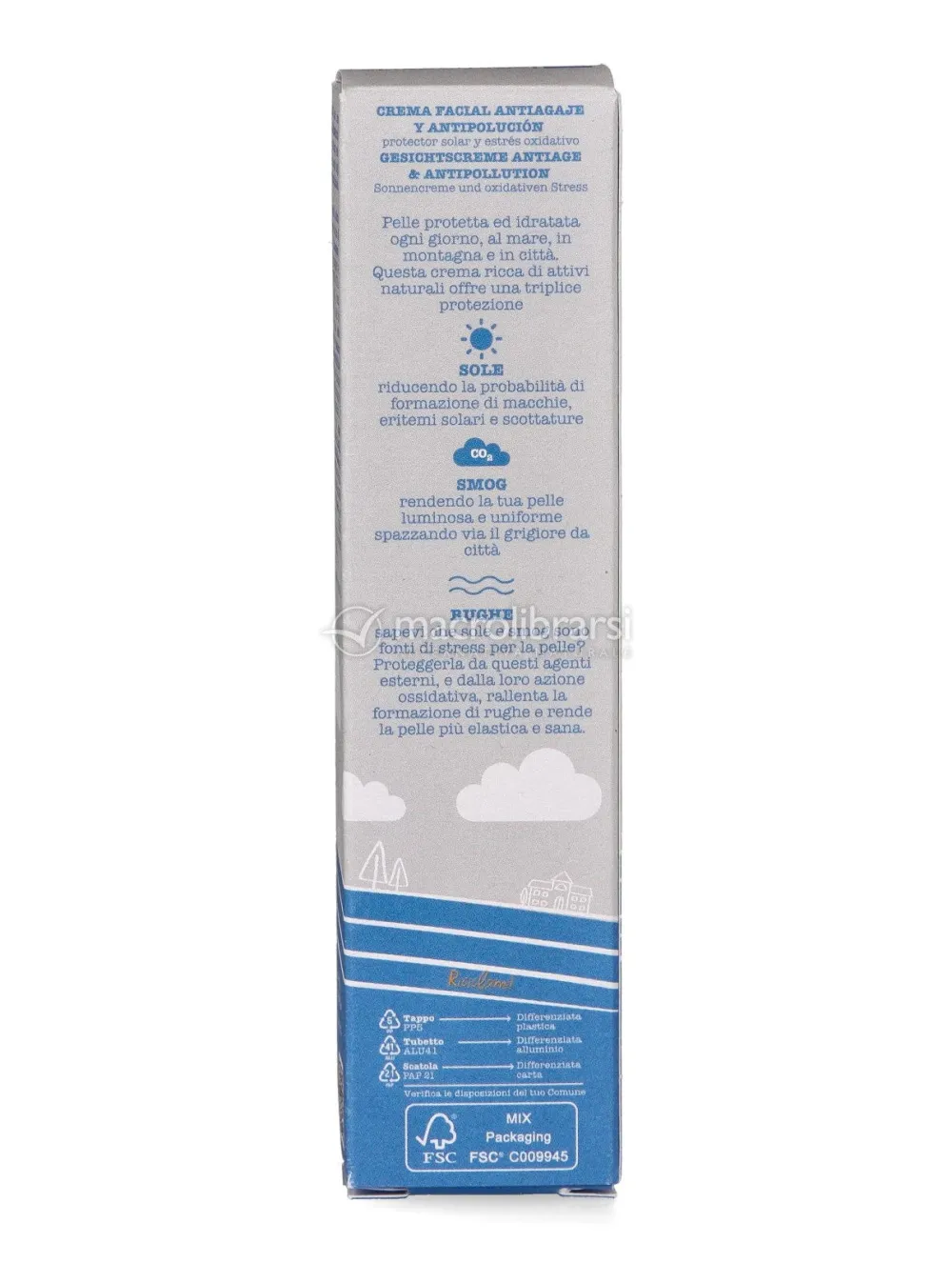 laSaponaria Crème raffermissante et protectrice pour la peau SPF 30 BIO (40 ml)