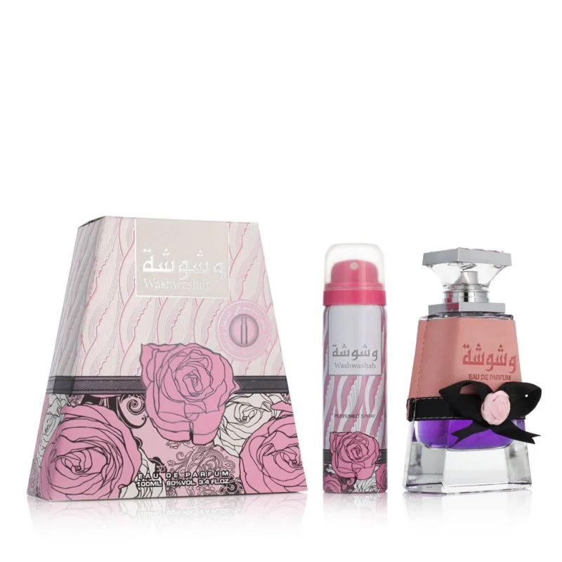 Washwashah Eau de Parfum pour femme 100 ml + déodorant en spray 75 ml