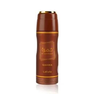 Lattafa Khamrah Qahwa Déodorant en spray unisexe