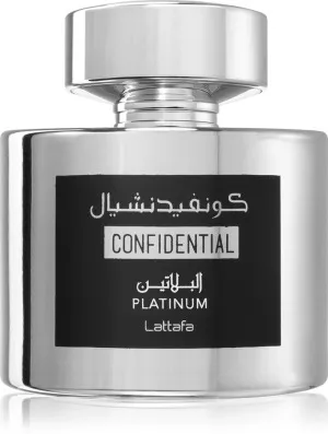 Lattafa Confidential Platinum eau de parfum pour homme 100 ml