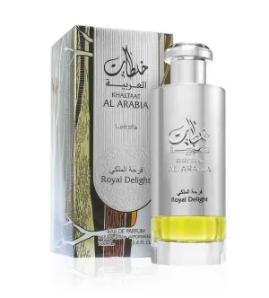 Lattafa Khaltaat Al Arabia Royal Delight Silver eau de parfum pour hommes 100 ml