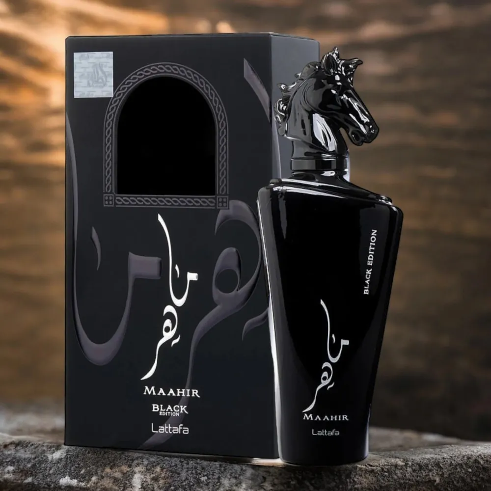 Eau de parfum unisexe Lattafa Maahir Black Edition 100 ml