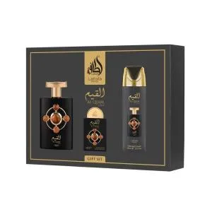 Lattafa Pride Al Qiam Gold EDP 100 ml + EDP 20 ml + DEO en spray 200 ml UNISEX