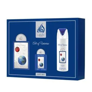 Lattafa Pride Art Of Universe EDP 100 ml + EDP 20 ml + DEO en spray 200 ml UNISEXE
