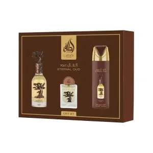 Lattafa Lattafa Pride Eternal Oud EDP 100 ml + EDP 20 ml + DEO en spray 200 ml UNISEX