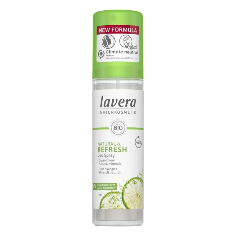 Lavera Déodorant spray Refresh - citron vert (75 ml) - protection jusqu’à 48 heures