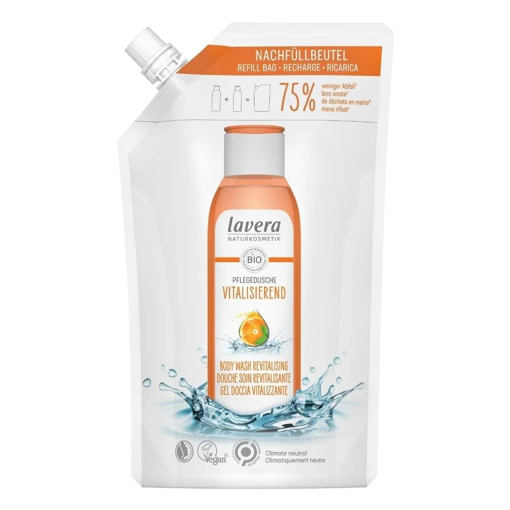 Lavera Gel douche revitalisant au parfum d’orange et de menthe 500 ml