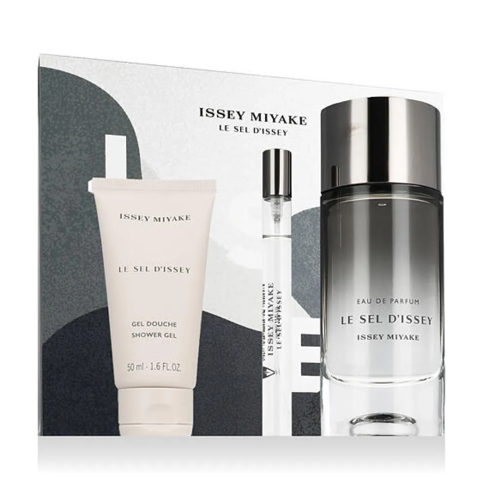 Le Sel d’Issey Eau de Parfum pour homme 100 ml + EDP MINI 10 ml + gel douche 50 ml
