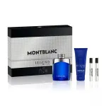 Legend Blue 100 ml + gel douche corps et cheveux 100 ml + 2 x mini eau de parfum pour homme 8 ml