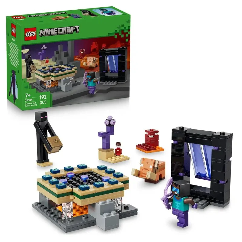 Minecraft® 21584 Traversée du portail vers le Nether et l'End