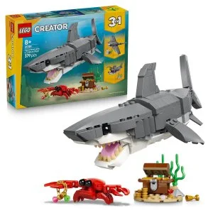 LEGO® Creator 3-en-1 31381 Requin sauvage et coffre au trésor