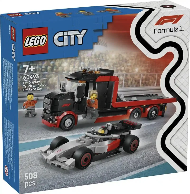 City 60493 Camion d'exposition F1® avec voiture de course Audi F1®