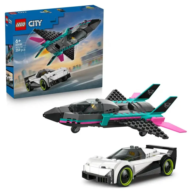 City 60489 Avion à réaction vs. voiture