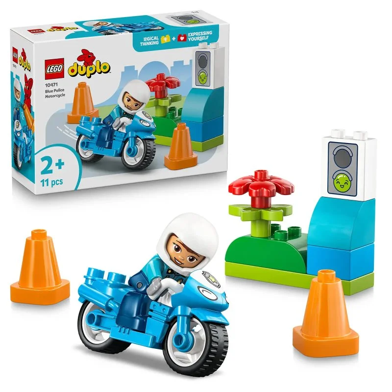 DUPLO® 10471 Moto de police bleue