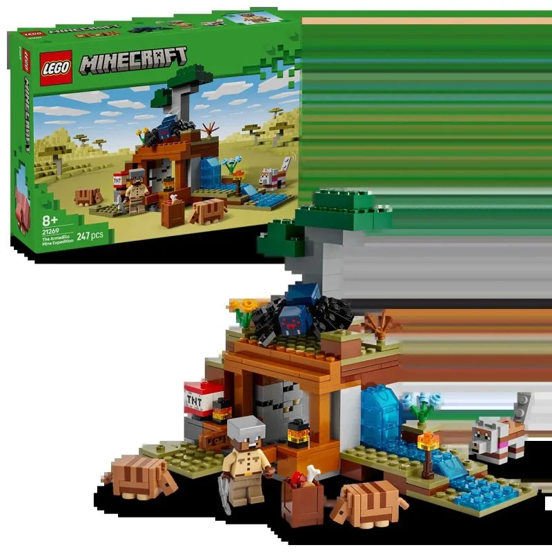 Minecraft® 21269 Expédition dans la mine et le tatou