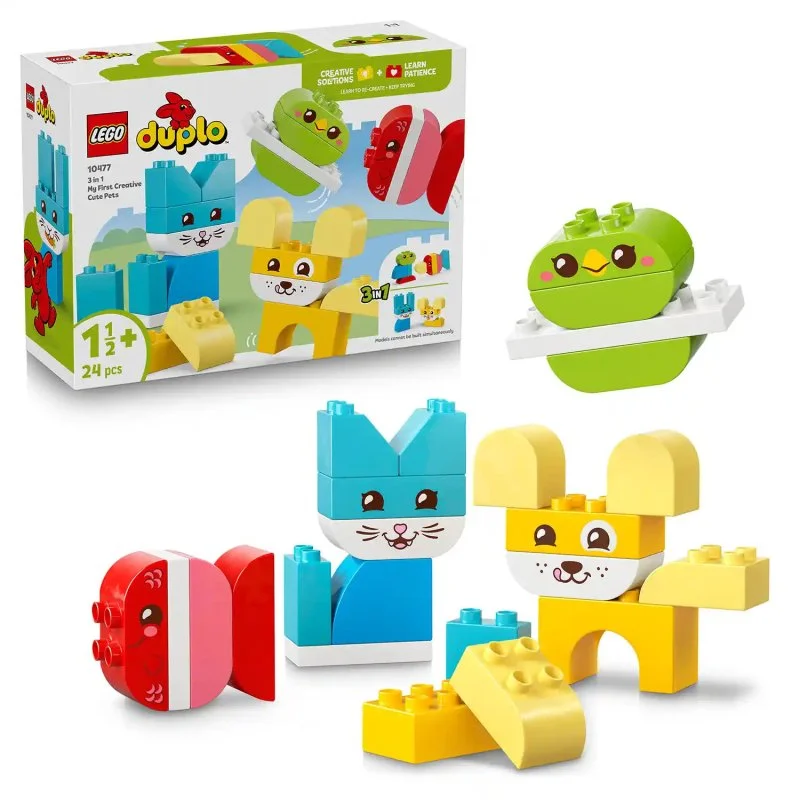 DUPLO® 10477 Adorables animaux de compagnie créatifs 3-en-1