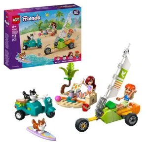 LEGO® Friends 42641 Aventure avec des chiens surfeurs et un scooter