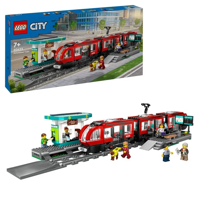 City 60423 Tramway et arrêt du centre-ville
