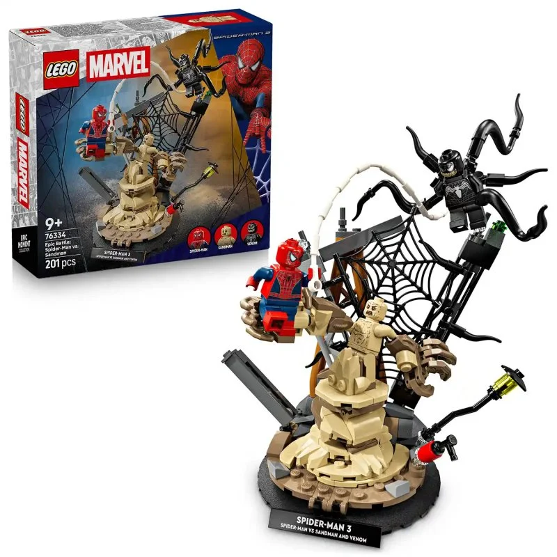 ǀ Marvel 76334 Duel épique : Spider-Man contre Sandman