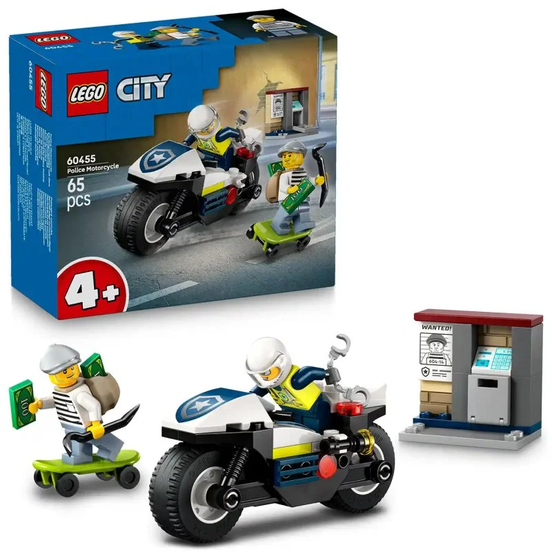 City 60455 Poursuite à moto de police